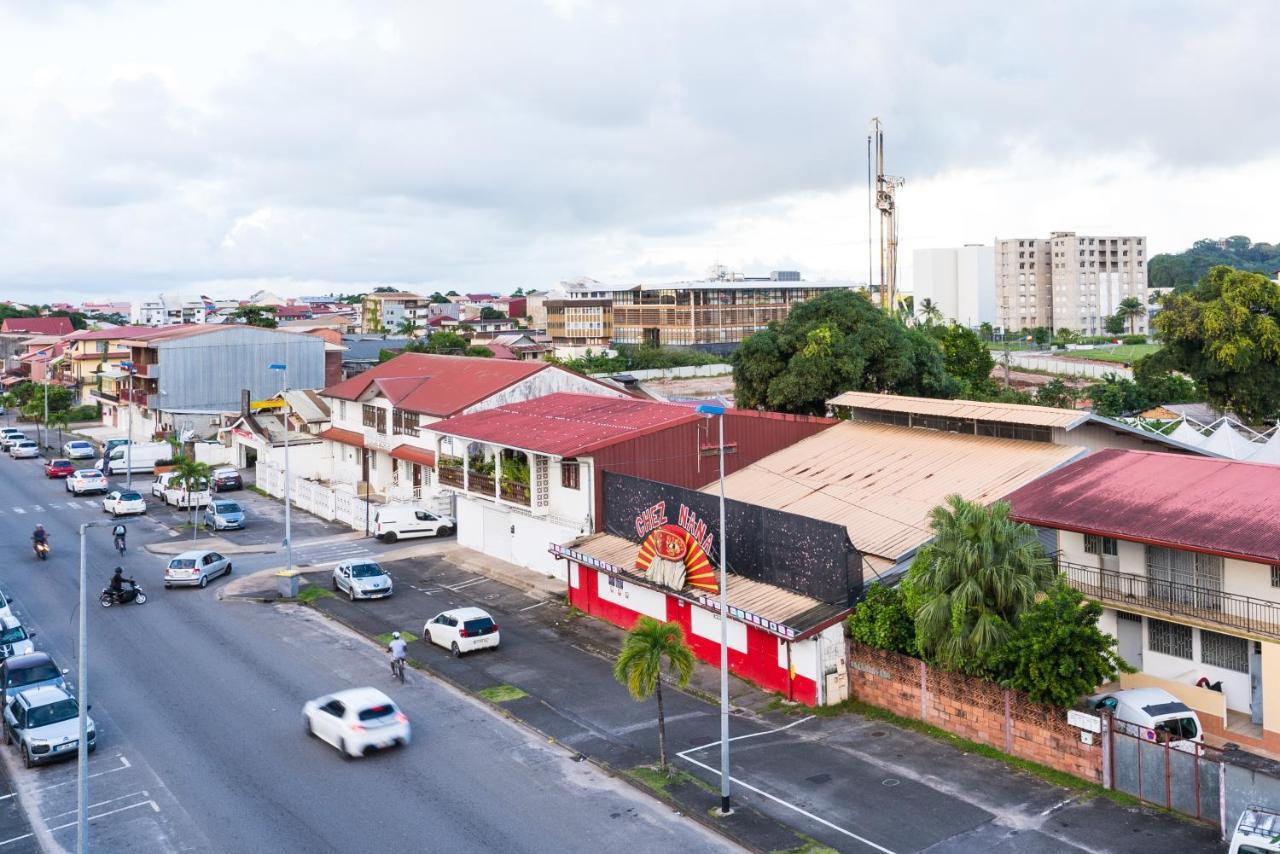 Nana - A 44 - Vue Panoramique- Grand Appartement Cosy Et Lumineux- Cuisine Equipee-Wifi-Clim-Terrasse Cayenne Exterior foto